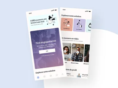 Moon - Accommodates a person in need 3d animation branding design design app graphic design illustration logo motion graphics ui ui ux ui design uiux vector