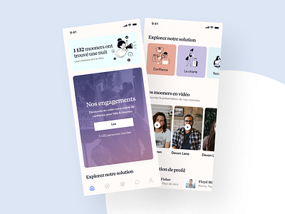 Moon - Accommodates a person in need 3d animation branding design design app graphic design illustration logo motion graphics ui ui ux ui design uiux vector