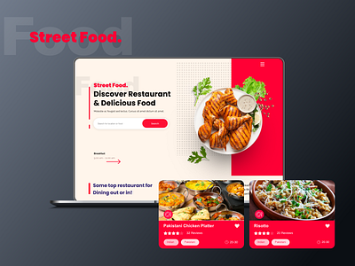 Street Foot User's Screen design design2021 food app food application design ui design ux design