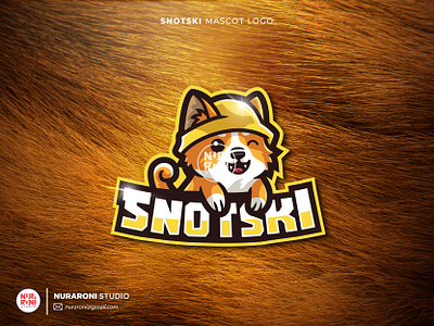 SNOTSKI MASCOT LOGO cartoon cartoon character character design dog dog logo esport esport logo game logo gaming illustration logo mascot mascot design mascot logo streamers twitch vector