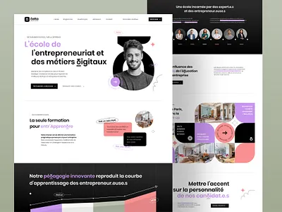 Delta Business School delta design layout school ui webdesign website