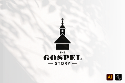 The Gospel Story brand branding craft gospel headfonts logo logo design logo tamplate love professional story tamplate work