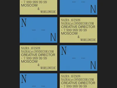 NN DECOR art branding concept design logo minimalistic ui