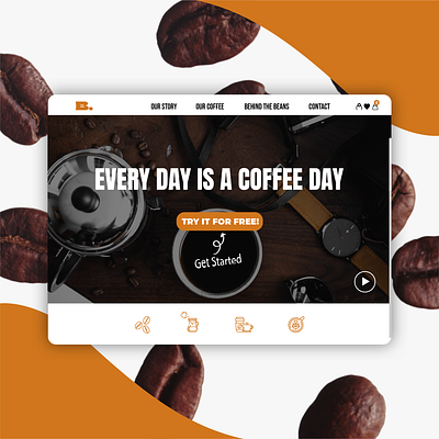 Brewed. brand design branding graphic design landing page logo web design