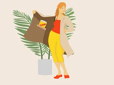 3rd party data ofice overcoat spam woman