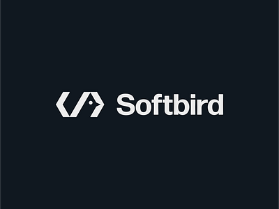 Softbird logo a b c d e f g h i j k l m n branding code hidden lettermark logo logomark mark minimal monogram negtative space o p q r s t u v w x y z software symbol typography