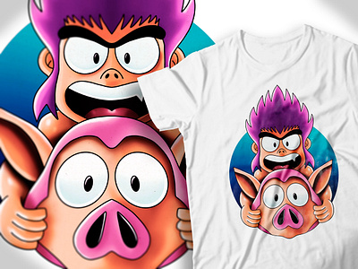 Tomba T-shirt arcade cult game hungry kid kid old school pig pigs platform game psone psx purple hair retro gaming savage tomba tomba t shirt tombi tombi t shirt tombi t shirt vintage