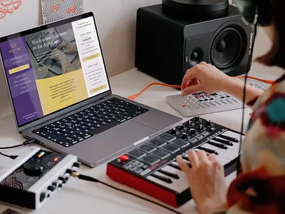 MaestroMuse branding design logo ui ux web web design