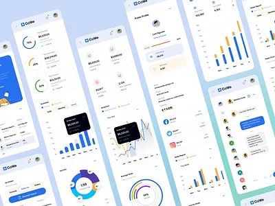 CaWe Dashboard UI Kit III after effects analytics animation app cadesign dashboard ui design kit mobile motion motion graphics sale ui ui kit ui8