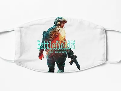 Mask Battlefield 2042 Design Lovely Mask animation branding logo motion graphics redbubble