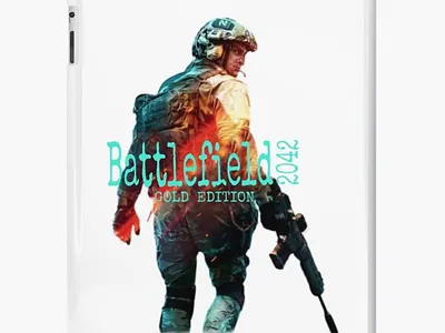 Battlefield 2042 Design For iPad skins iPad Case & Skin branding graphic design logo m4 m4hv motion graphics redbubble