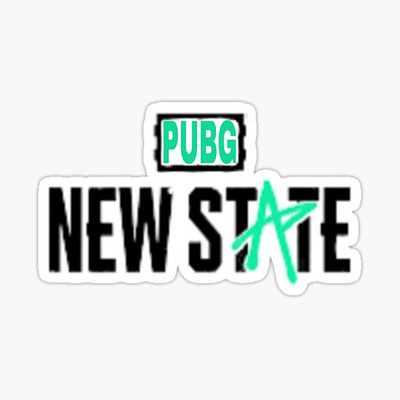 PUBG NEW STATE STICKERS DESIGN Stickers design graphic design logo m4 m4hv motion graphics redbubble sticker