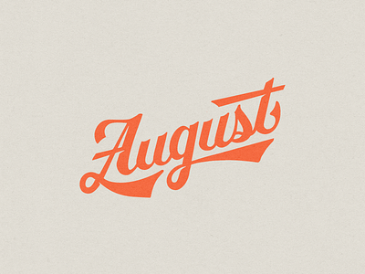 August Lettering brush script classic custom lettering flourishes letter a lettering retro script script a vintage