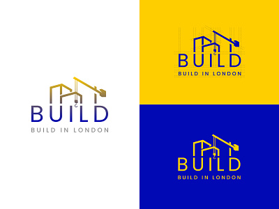 BUILD architecture brand identity branding build building business logo company logos creative logo home logo logo design logodesign minimal logo real estate service