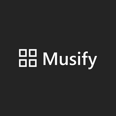 Musify branding logo