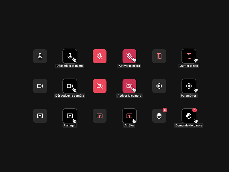 Live command 🎮 command conference control live ui video