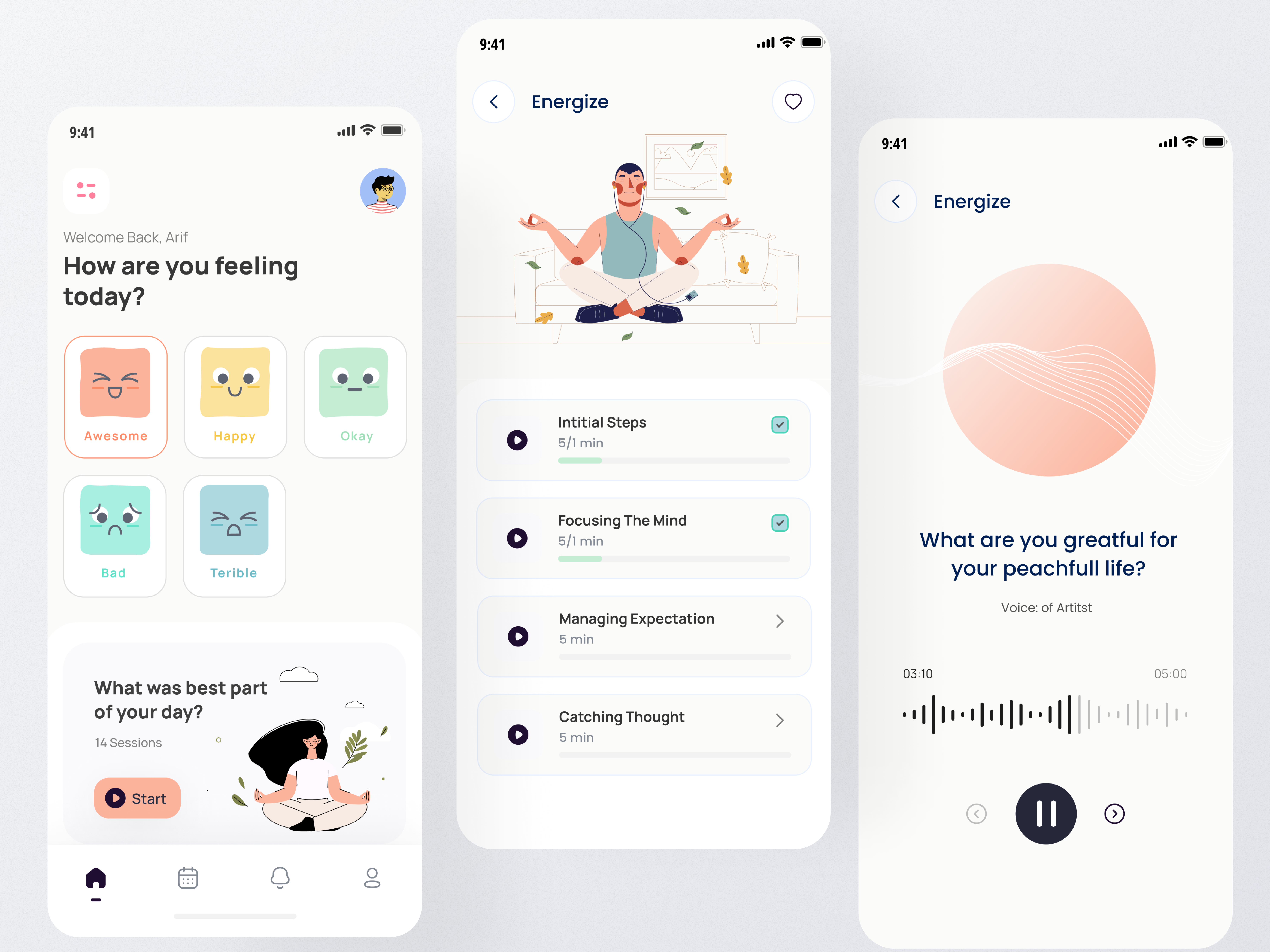 Mental Health App Design