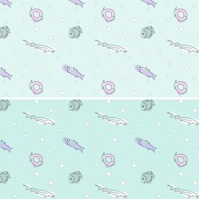 fish pattern a fish design illustration line art pattern vector