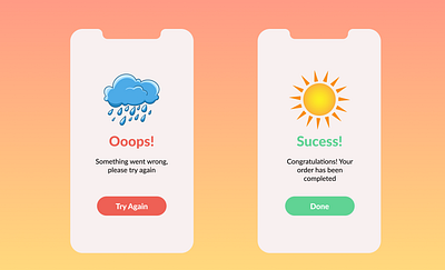 Daily UI 011 - Flash Message app branding design illustration ui