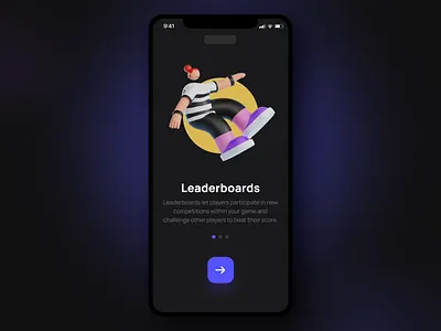 Video game digital distribution concept animation cards gif login protopie