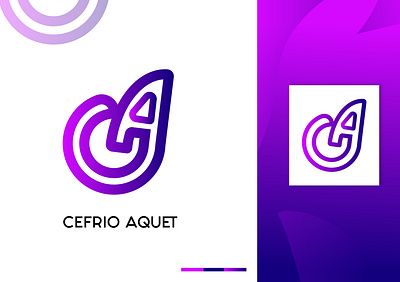 Modern A+C Logo Design design icon logo