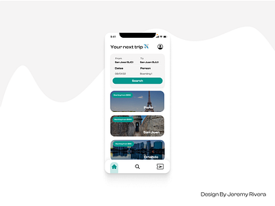 Plane Tickets - Mobile App UX/UI Homepage app branding casestudy design illustration logo typography ui ux vector