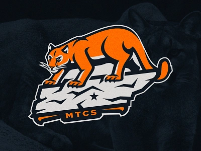 MTCS Cougars | Rebranding – 02 athletics bold branding clean cougar cougar mascot custom type illustration logo mascot mascot logo rebranding school script sports branding sports logo tennessee vector visual idenitity