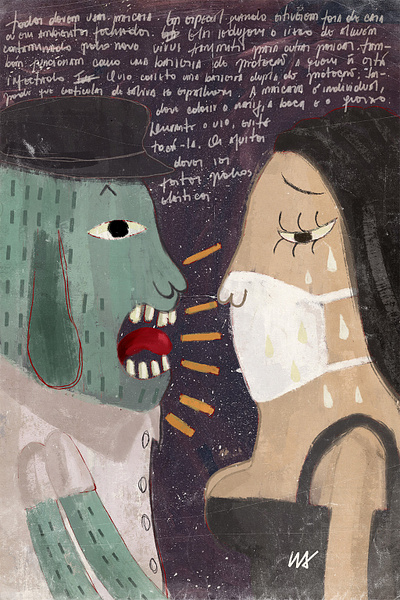 COVID (Parte I) arte coronavirus covid covid19 digital painting illustration ilustração