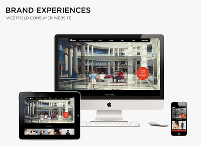 Westfield Web ui web design