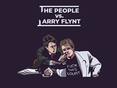 The People vs. Larry Flynt design graphic design illustration illustration art