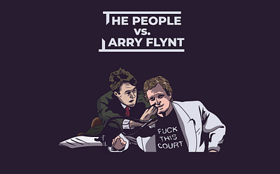 The People vs. Larry Flynt design graphic design illustration illustration art