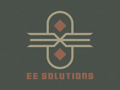 EE Solutions app branding design illustration logo typography vector
