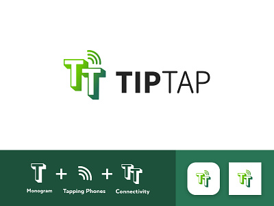 TipTap: Logo Design brand design brand identity branding graphic design logo logo design