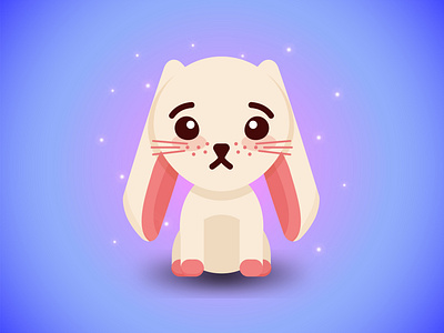 Cute bunny🐰 animal bunny character cute design illustration