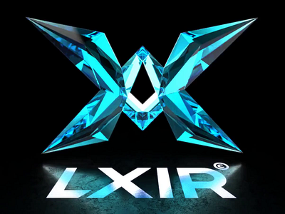 LXIR - Blue NFT 3d animation brand branding concept design graphic design icon illustration illustrator letter lettering logo modern monogram motion graphics nft render ui