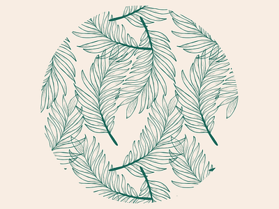 Leafy Pattern adobe adobe fresco botanical flat floral house plants illustration ipad leaf leaves pattern pattern design vector