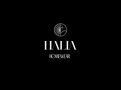 Halia brand brand branding design designer graphic design homewear inspiration logo minimal trendy