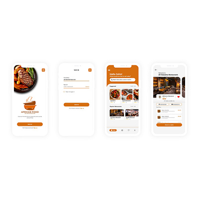 Restaurant reservation app app challenge design food restaurant ui ux