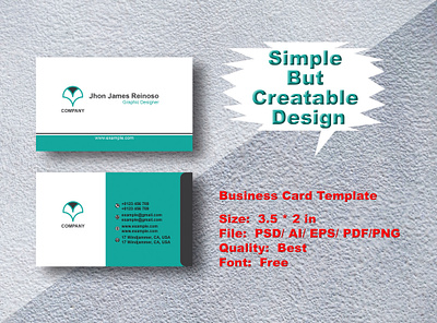 Business Card Design brand branding cleaning business card corporate business card graphic design medical business card simple business card