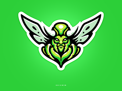 Green Hornet branding hornet illustration logo mascot sport sport logo wasp