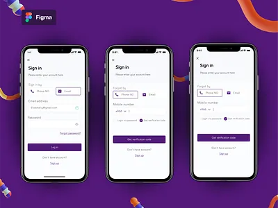 Sign in - Dar El Arkan app design ui ux