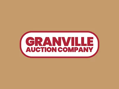 Granville Auction Company adobe illustrator brand branding design graphic design illustration illustrator logo north carolina