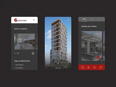 Camargo Corrêa behance branding design illustration interface logo ui ux web webdesign