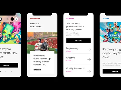 Wildlife Games behance branding design illustration interface logo ui ux web webdesign