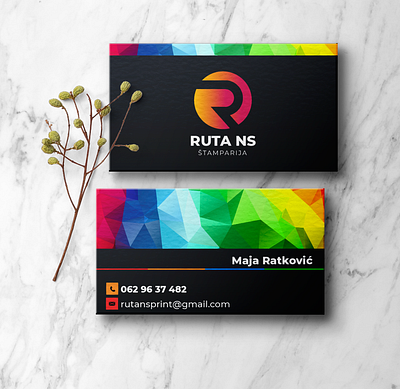 Business card design design logo