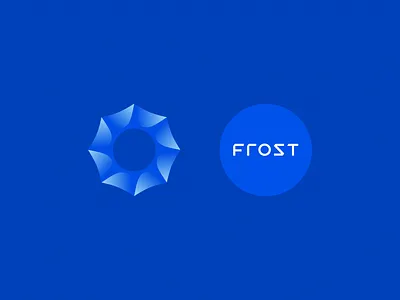 Frost Identity abstract branding design frost frozen identity illustration logo snowflake typography vector