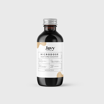 Javy Coffee brand identity branding coffee food and drink graphic design label label design logo minimal modern packaging packaging design typography white