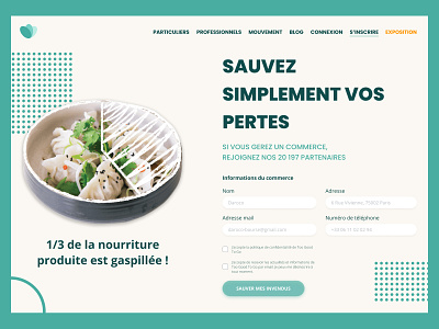 Sign Up - Too Good To Go design registration sign in sign up