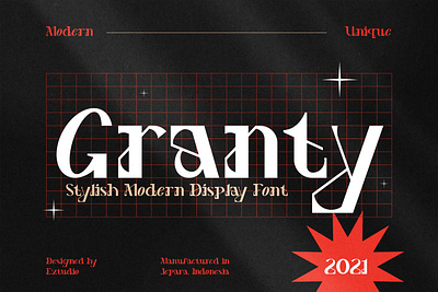 Decorative Font - Granty advertising branding calligraphy classy display elegant fashion font fonts lettering logo luxury magazine minimalist modern sans serif serif typeface typography unique