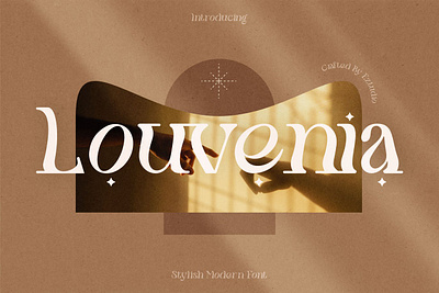 Modern & Aesthetic Font - Louvenia advertising branding classy display elegeant fashion font fonts lettering logo luxury magazine minimalist modern sans serif serif stylish typeface typography unique